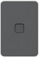 Clipsal Iconic Light Switch Skin - Anthracite