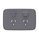 Clipsal Iconic Essence Powerpoint Skin - Ash Grey