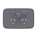 Clipsal Iconic Essence Powerpoint Skin - Ash Grey