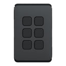 Clipsal Iconic Light Switch Skin - Extra Black