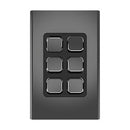 Clipsal Iconic Styl Light Switch Skin - Silver Shadow