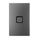 Clipsal Iconic Styl Light Switch Skin - Silver Shadow