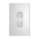 Clipsal Iconic Styl Light Switch Skin - Silver