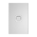 Clipsal Iconic Styl Light Switch Skin - Silver