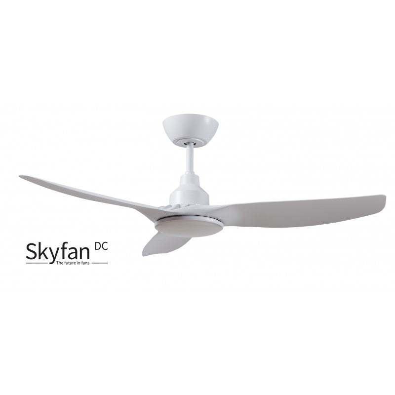Ventair SKYFAN DC 48" 3 Blade Ceiling Fan with Light - SKY1203WH-L