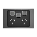Clipsal Iconic Styl Powerpoint Skin - Silver Shadow