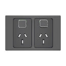 Clipsal Iconic Styl Powerpoint Skin - Silver Shadow