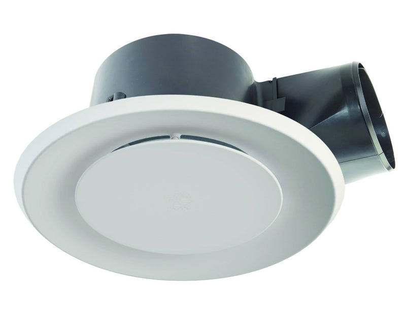 Rapid Response Ceiling Exhaust Fan Round White Grille